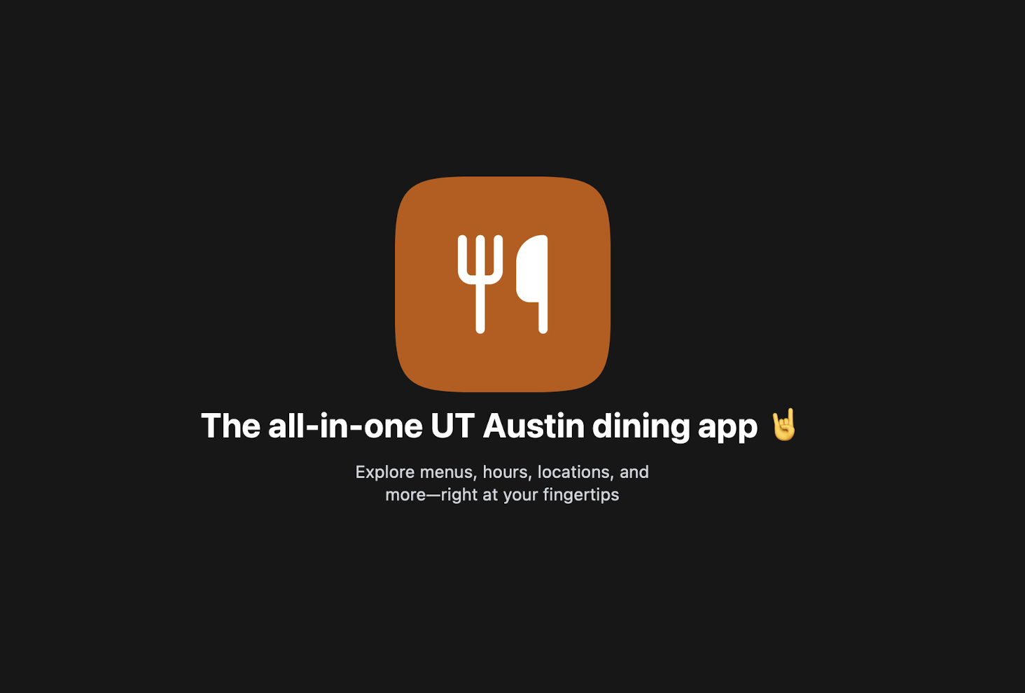 UT Dining App preview